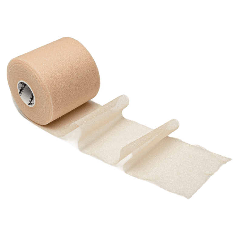 under foam wrap