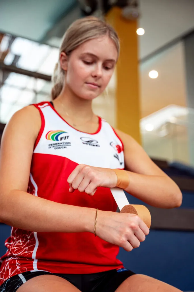 thumb taping with pillar sports rigid tape self taping