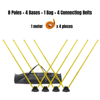 Deluxe Agility Poles