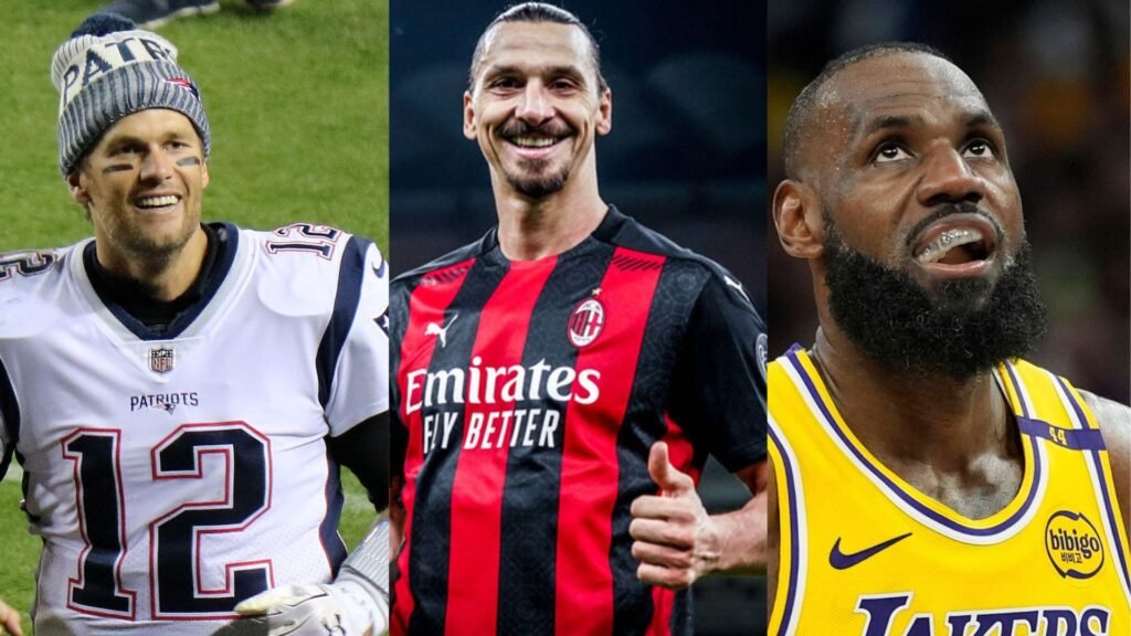 mcl injury tom brady zlata ibrahimovic, lebron james